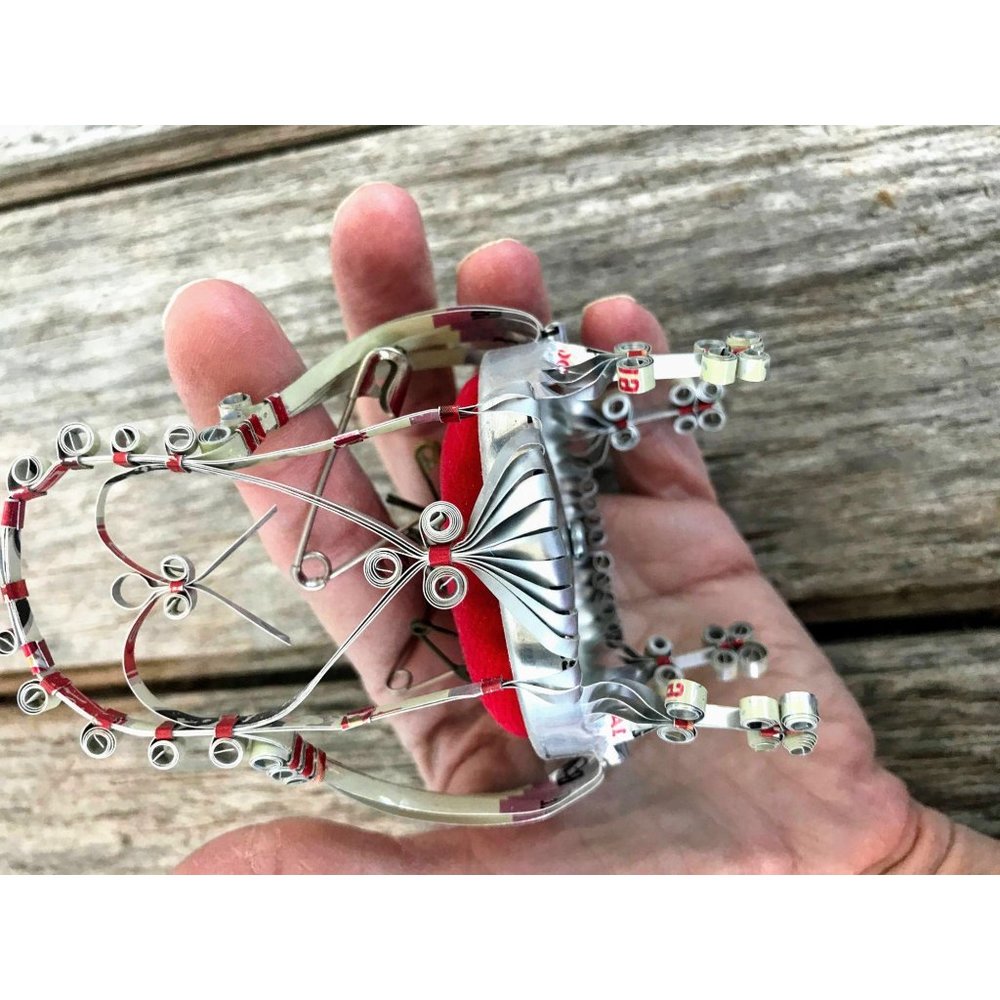 Vintage Set Of Tin Can Art Pin cushion chairs sofa - Picture 8 of 13